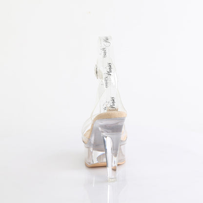 5" Heel, 1 3/4" PF Wrap Around Ankle Strap Sandal (Fabulicious MART505/BP/PNT)
