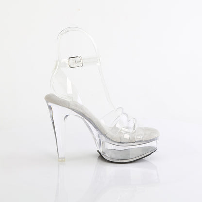 5" Heel, 1 3/4" PF Wrap Around Ankle Strap Sandal (Fabulicious MART505/BP/PNT)