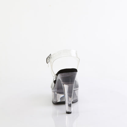 5" Heel, 1 3/4" PF Ankle Strap Sandal (Fabulicious MART508/C-B/SMKT)