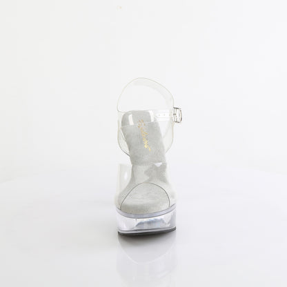5" Heel, 1 3/4" PF Ankle Strap Sandal (Fabulicious MART508/C-B/SMKT)