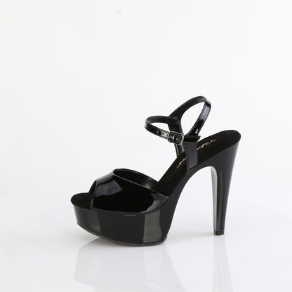 5" Heel, 1 3/4" PF Ankle Strap Sandal (Fabulicious MART509/B/M)