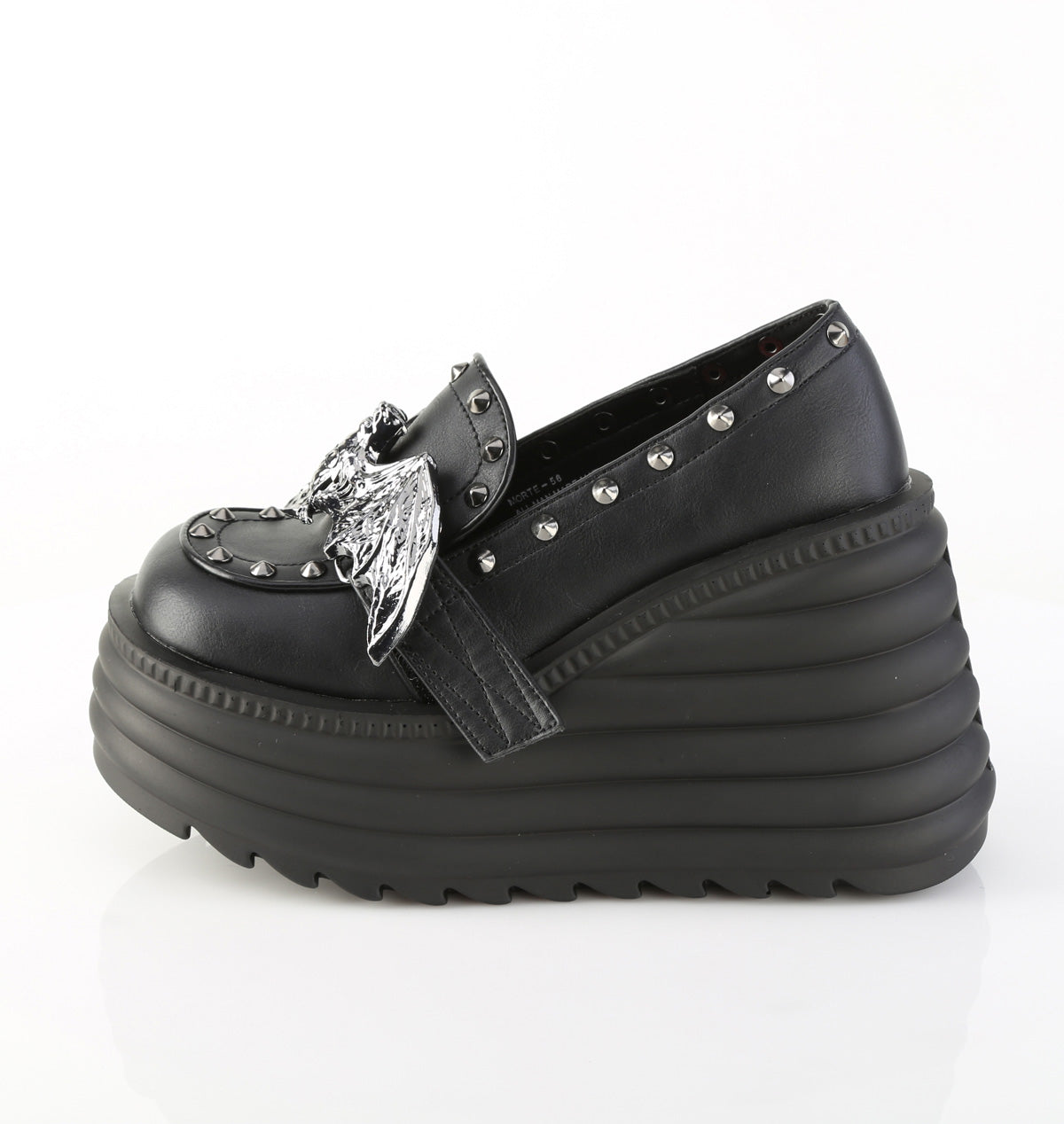 4 1/2" Platform Loafer Shoe (Demonia MOR56/BVL)