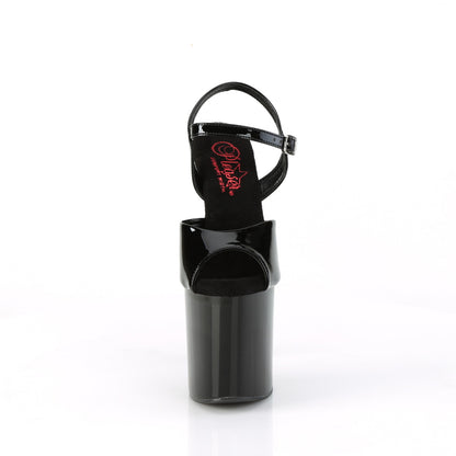 8" Heel, 4" PF Ankle Strap Sandal (Pleaser NAU809/B/M)