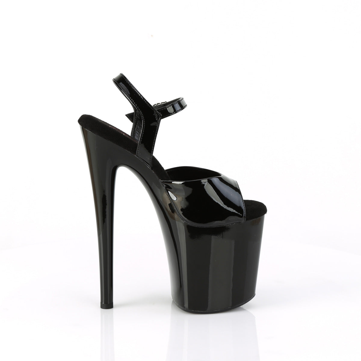 8" Heel, 4" PF Ankle Strap Sandal (Pleaser NAU809/B/M)