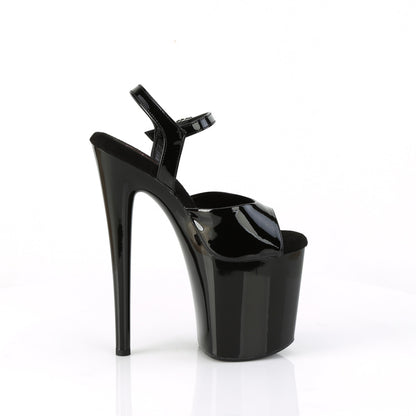 8" Heel, 4" PF Ankle Strap Sandal (Pleaser NAU809/B/M)
