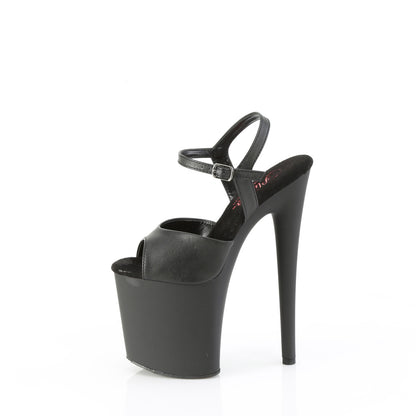 8" Heel, 4" PF Ankle Strap Sandal (Pleaser NAU809/B/M)