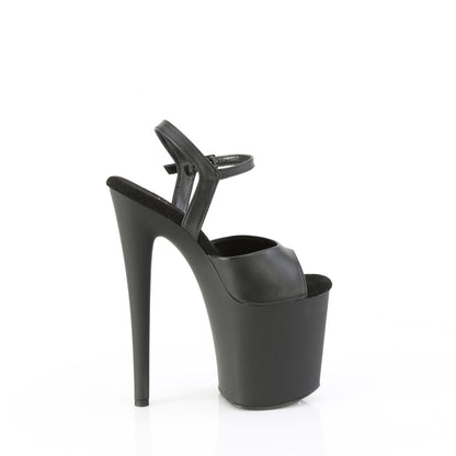 8" Heel, 4" PF Ankle Strap Sandal (Pleaser NAU809/B/M)