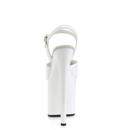 8" Heel, 4" PF Ankle Strap Sandal (Pleaser NAU809/B/M)