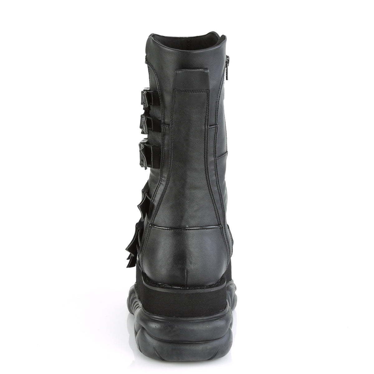 3" PF Mid Calf Boot, Side Zip (Demonia NEP210/BVL)