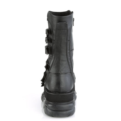 3" PF Mid Calf Boot, Side Zip (Demonia NEP210/BVL)