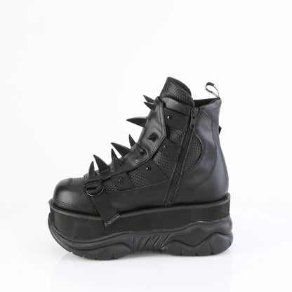 3" Platform Ankle Boot, Inside Zip (Demonia NEP68/BVL)