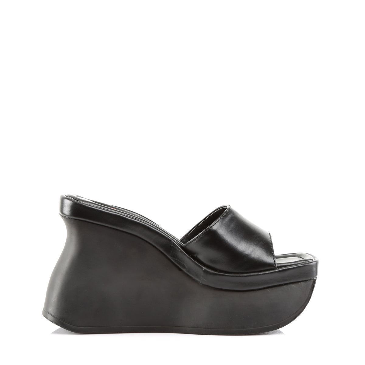 4 1/2" Goth Punk Wedge PF Sandal (Demonia PAC01/B/PU)