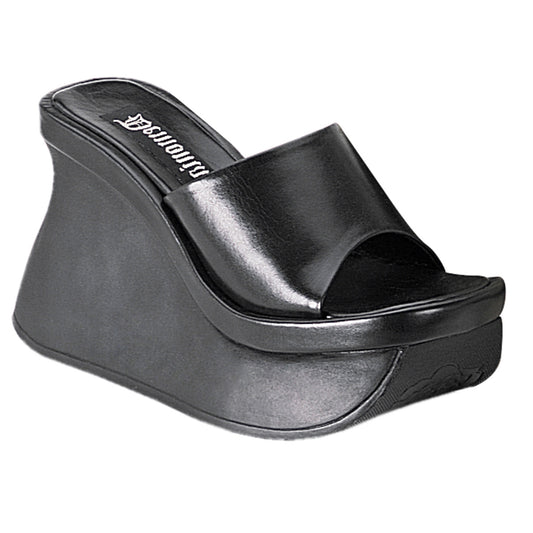 4 1/2" Goth Punk Wedge PF Sandal (Demonia PAC01/B/PU)