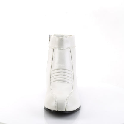 **Men's White PIMP Shoes, Comic Book Hero, Trooper (Funtasma PIMP50/W/PU)