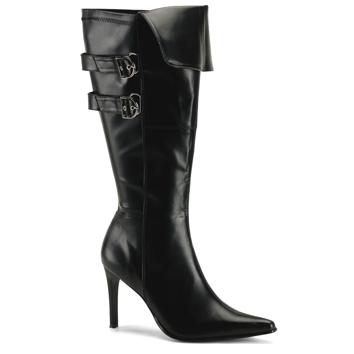 *3 3/4" Heel, Plus Size Pirate Boot (Funtasma PIR125X/B/PU)