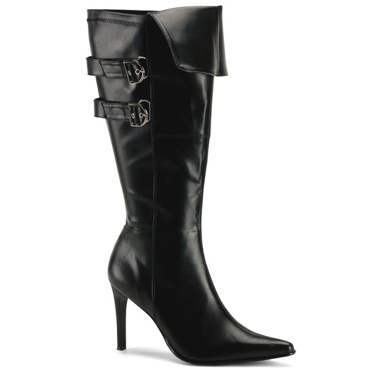 *3 3/4" Heel, Plus Size Pirate Boot (Funtasma PIR125X/B/PU)