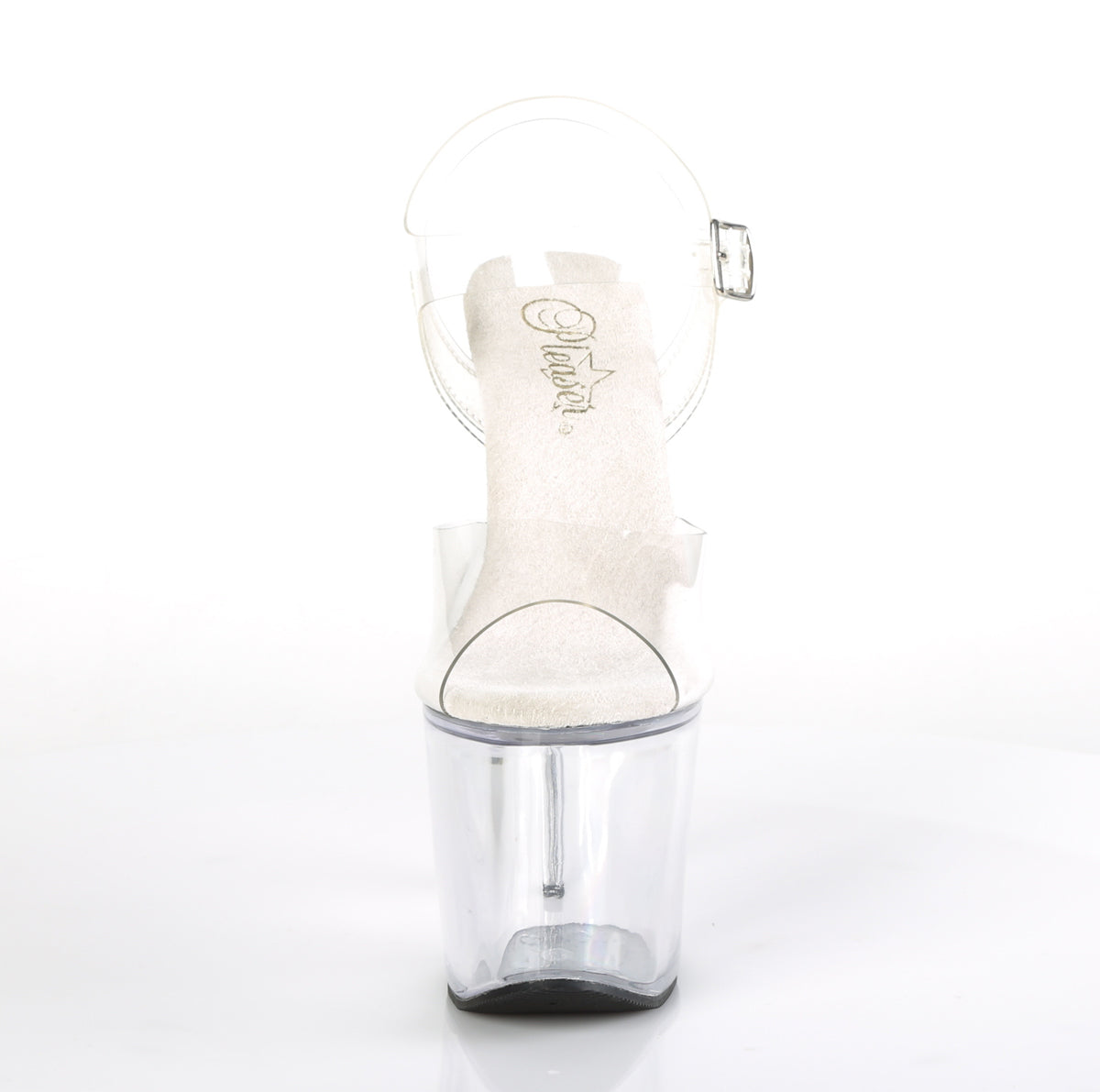 7" Heel, 3 1/4" PF Ankle Strap Sandal (Pleaser RAD708/C-B/C)