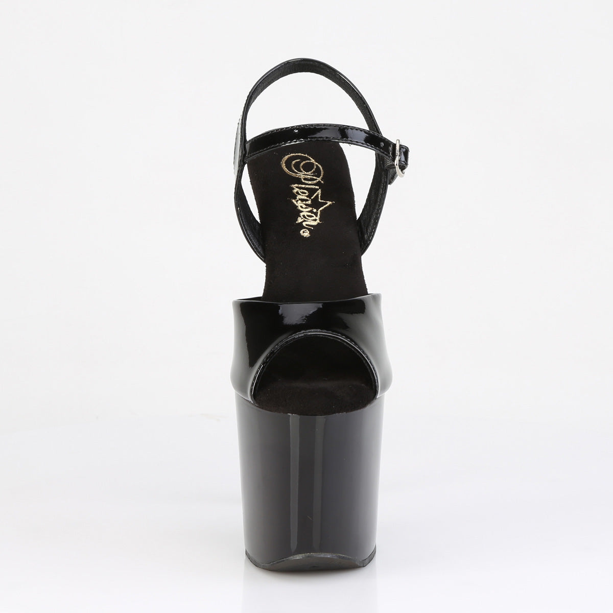 8" Heel, 3 1/2" PF Ankle Strap Sandal (Pleaser RAZ809/B/M)