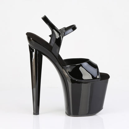8" Heel, 3 1/2" PF Ankle Strap Sandal (Pleaser RAZ809/B/M)