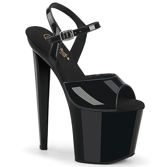 8" Heel, 3 1/2" PF Ankle Strap Sandal (Pleaser RAZ809/B/M)