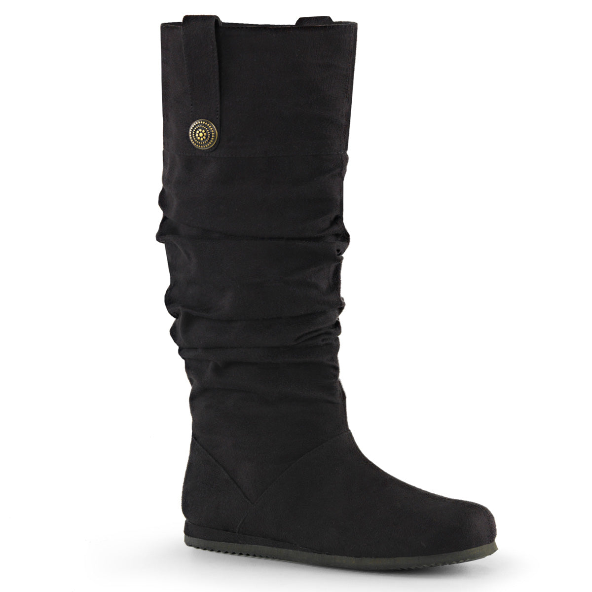 **Microfiber Renaissance Pull-On Mid-Calf Boot (Funtasma REN104/BMF)