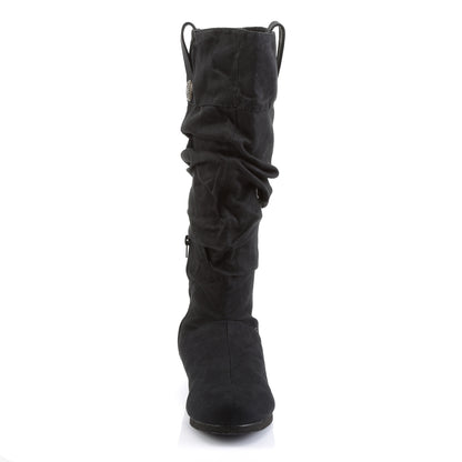 **Microfiber Renaissance Pull-On Mid-Calf Boot (Funtasma REN104/BMF)