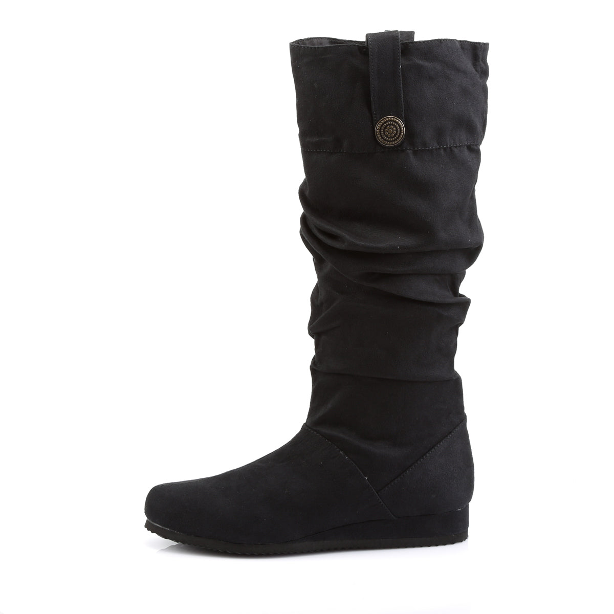 **Microfiber Renaissance Pull-On Mid-Calf Boot (Funtasma REN104/BMF)