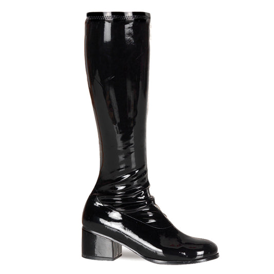 **2" Block Heel ST Boot, Retro, Gogo (Funtasma RET300/B)