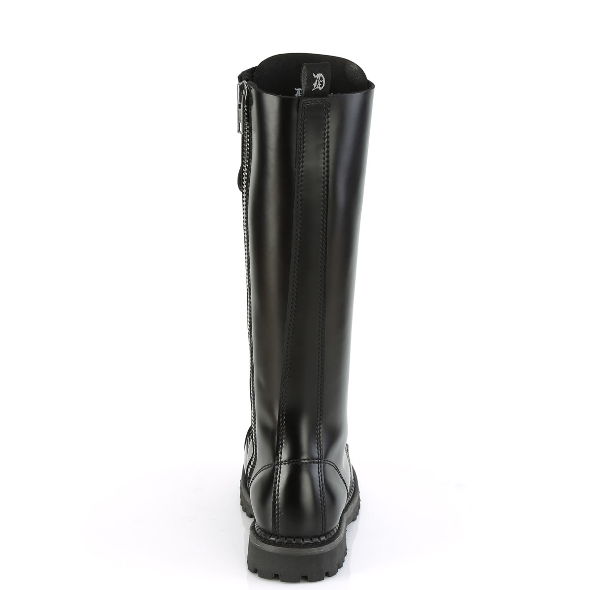 20 Eyelet Unisex Steel Toe Knee Boot, Rubber Sole (Demonia RIOT20/BLE)