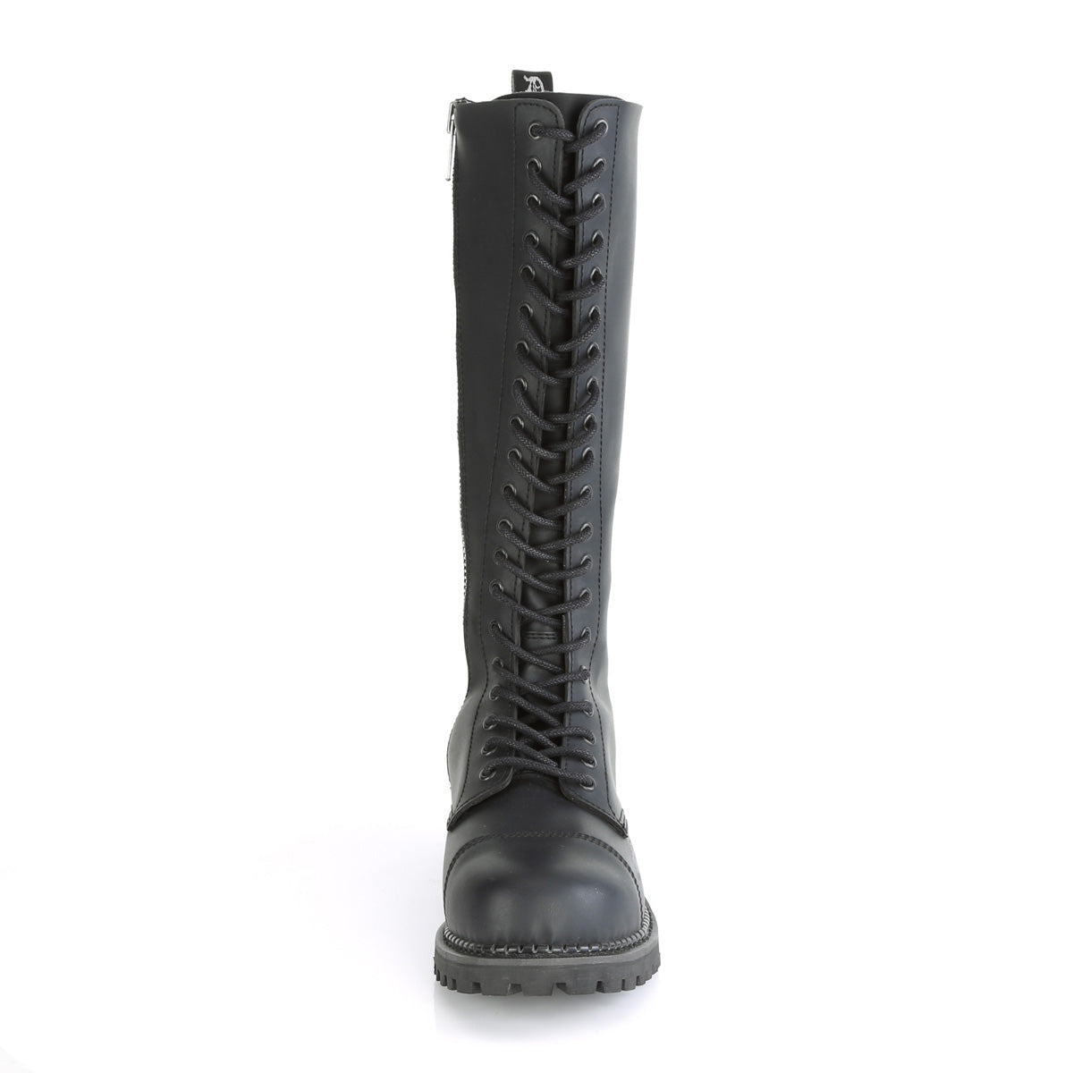 20 Eyelet Unisex Steel Toe Knee Boot, Rubber Sole (Demonia RIOT20/BLE)