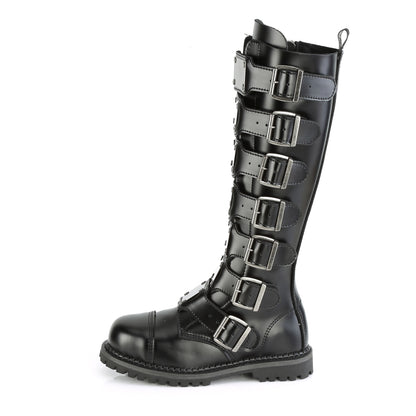 Unisex Steel Toe Knee Boot, Rubber Sole (Demonia RIOT21MP/BLE)