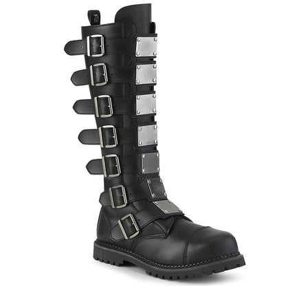 Unisex Steel Toe Knee Boot, Rubber Sole (Demonia RIOT21MP/BLE)