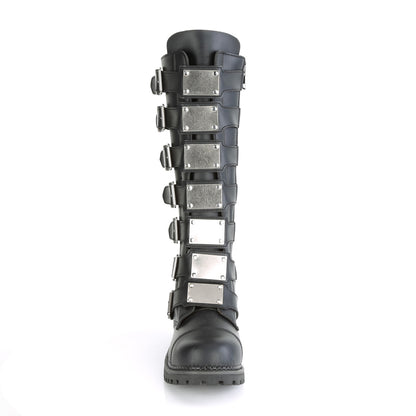 Unisex Steel Toe Knee Boot, Rubber Sole (Demonia RIOT21MP/BLE)