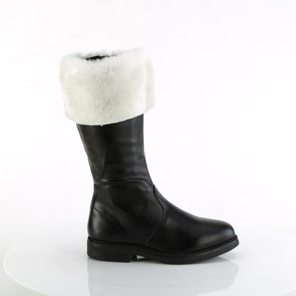 1" Flat Heel, Santa BT w/ Fur Cuff (Funtasma SAN100/B/PU)