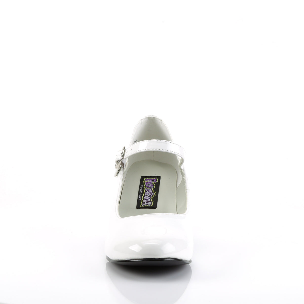 *2" Heel Plain Mary Jane Schoolgirl Retro Shoe (Funtasma SCH50/W)