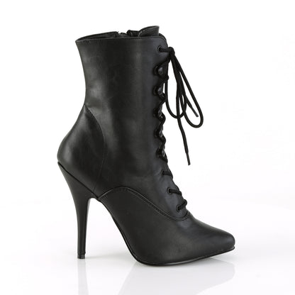 5" Lace-Up Ankle Boot, Side Zip (Pleaser SED1020/B)
