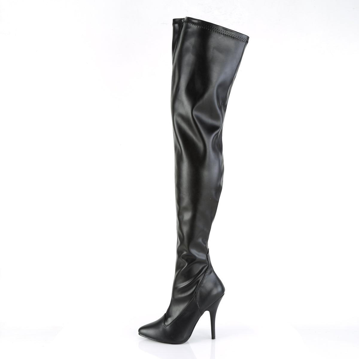 5" Plain Stretch Thigh Boot (Pleaser SED3000/B)