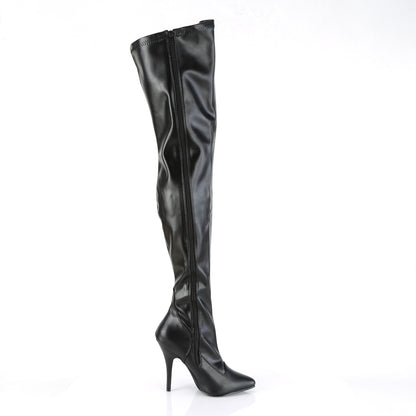 5" Plain Stretch Thigh Boot (Pleaser SED3000/B)
