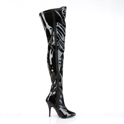 5" Plain Stretch Thigh Boot (Pleaser SED3000/B)