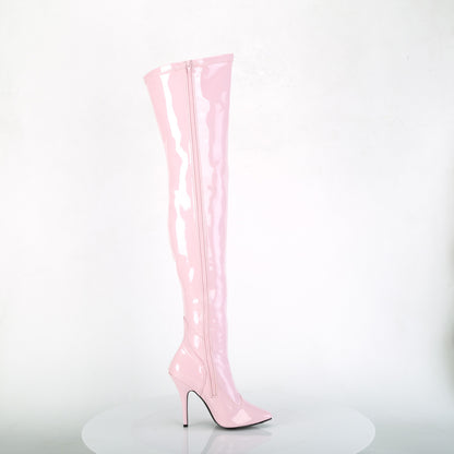 5" Plain Stretch Thigh Boot (Pleaser SED3000/B)