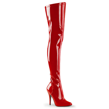 5" Plain Stretch Thigh Boot (Pleaser SED3000/B)