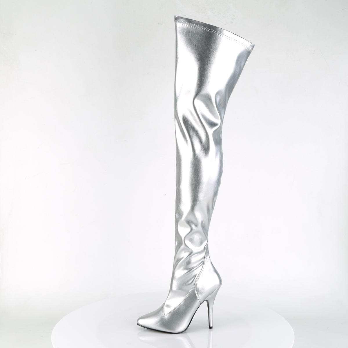 5" Plain Stretch Thigh Boot (Pleaser SED3000/B)