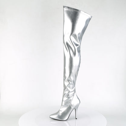 5" Plain Stretch Thigh Boot (Pleaser SED3000/B)