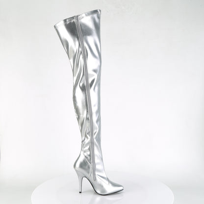 5" Plain Stretch Thigh Boot (Pleaser SED3000/B)