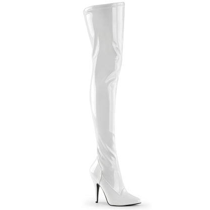 5" Plain Stretch Thigh Boot (Pleaser SED3000/B)