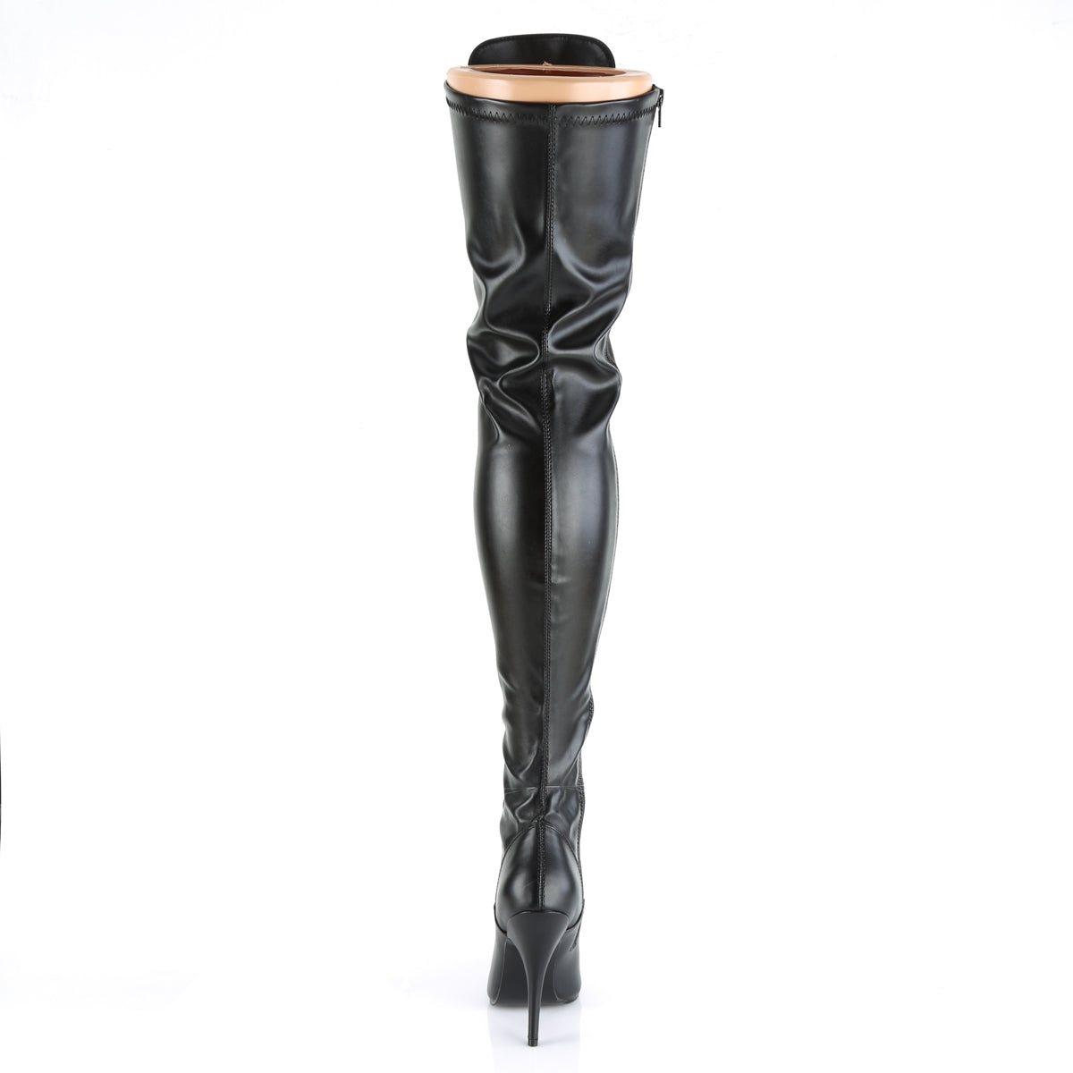 5" D-Ring Stretch Thigh BT, Side Zip (Pleaser SED3024/B)