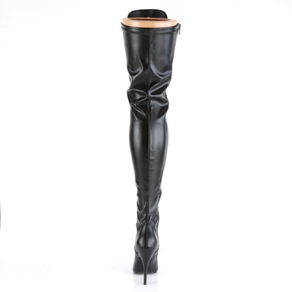 5" D-Ring Stretch Thigh BT, Side Zip (Pleaser SED3024/B)