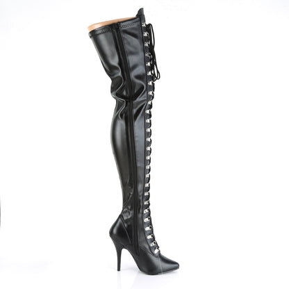 5" D-Ring Stretch Thigh BT, Side Zip (Pleaser SED3024/B)