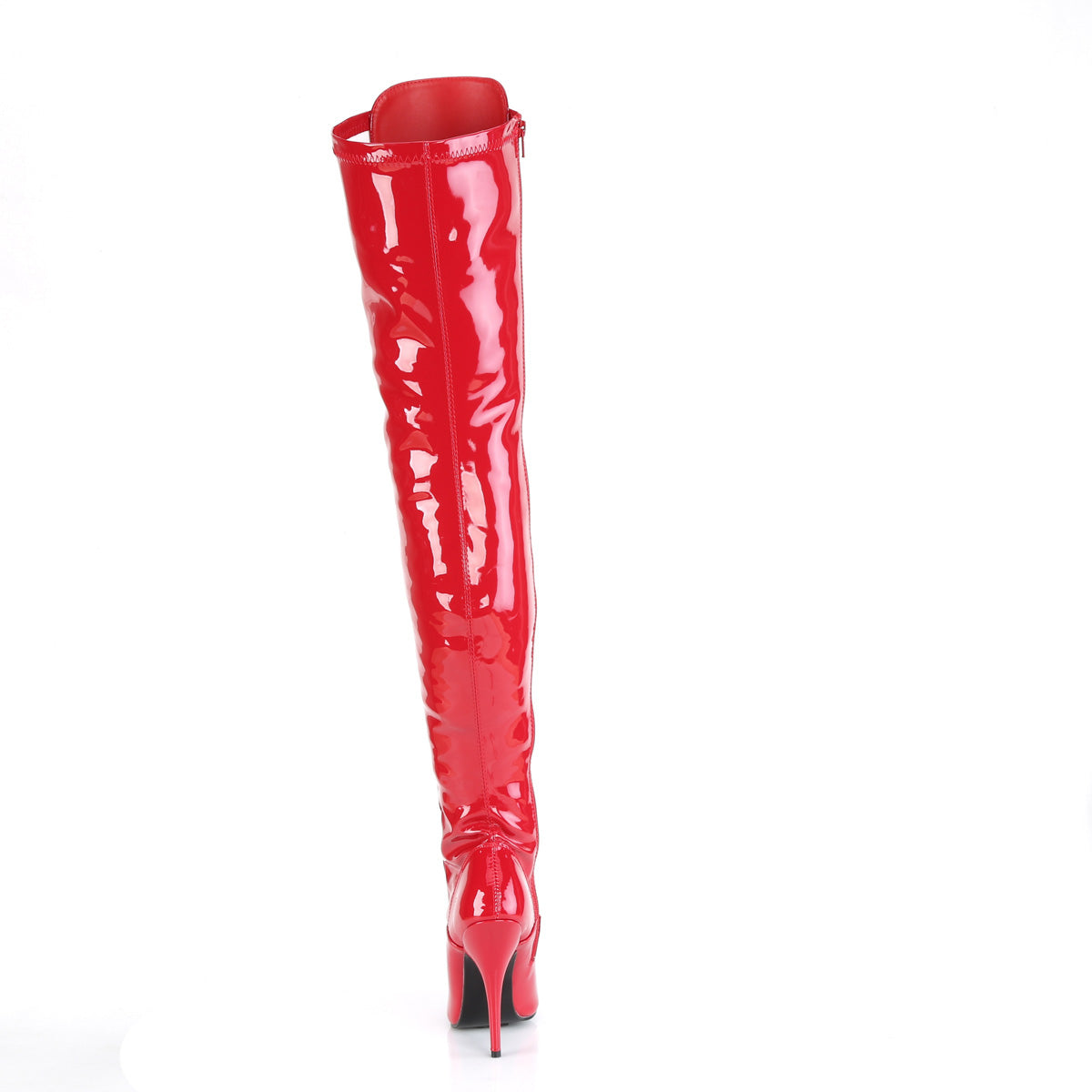 5" D-Ring Stretch Thigh BT, Side Zip (Pleaser SED3024/B)