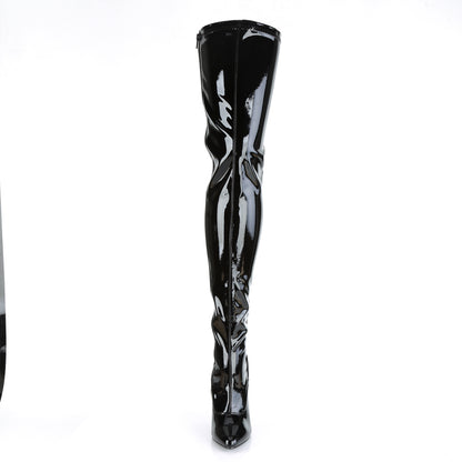 5" Open Back D-Ring Stretch Thigh BT (Pleaser SED3063/B)